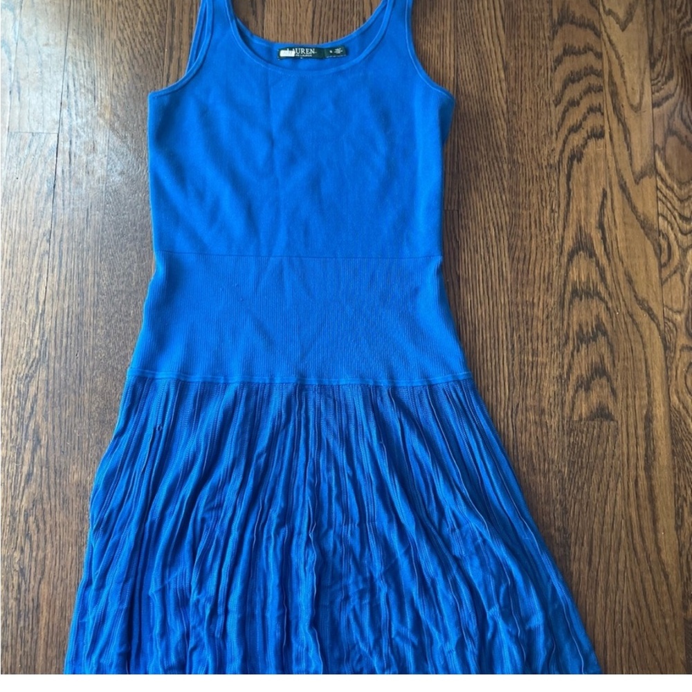 Ralph Lauren Blue Sleeveless Dress